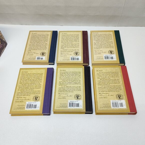 Loathsome Library A Series Of Unfortunate Events Box Set Vol 1-6 Lemony Snicket - Picture 2 of 8